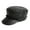 L (55-56 cm), variant on Hat Women Men Genuine Leather Caps Black Real Leather Sailor Hats Malae Autumn Winter Cowskin Cap ,Soft Touch