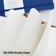 thumbnail image 2 of Grey Hardcover Executive Notebooks with Inner Pocket, 100 GSM Thick Paper,A5 Lined Journal Notebook, 16 Perforated Pages, Use for Office, Home, School, or Business, 160 Pages, 2 of 2