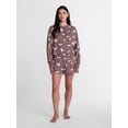 thumbnail image 2 of Peanuts Women's and Women's Plus Tee and Shorts Pajama Set by Grayson Social, 2-Piece, Sizes XS-3X, 2 of 5