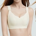 thumbnail image 5 of Gytharion Women's Seamless Bras Solid Color Scalloped V Neck Wide Straps T Shirt Bras Soft Everyday Wireless Bras, 5 of 5