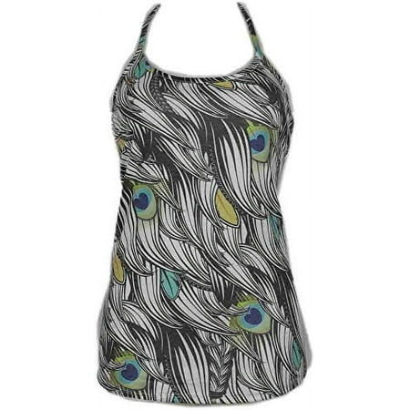 Asics KW2890 Women's Printed Slub Tank, White/Black - S