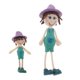 thumbnail image 4 of Mini figuras de plástico Sunnimix Juguete muñecas 1:12 Verde, 4 of 6