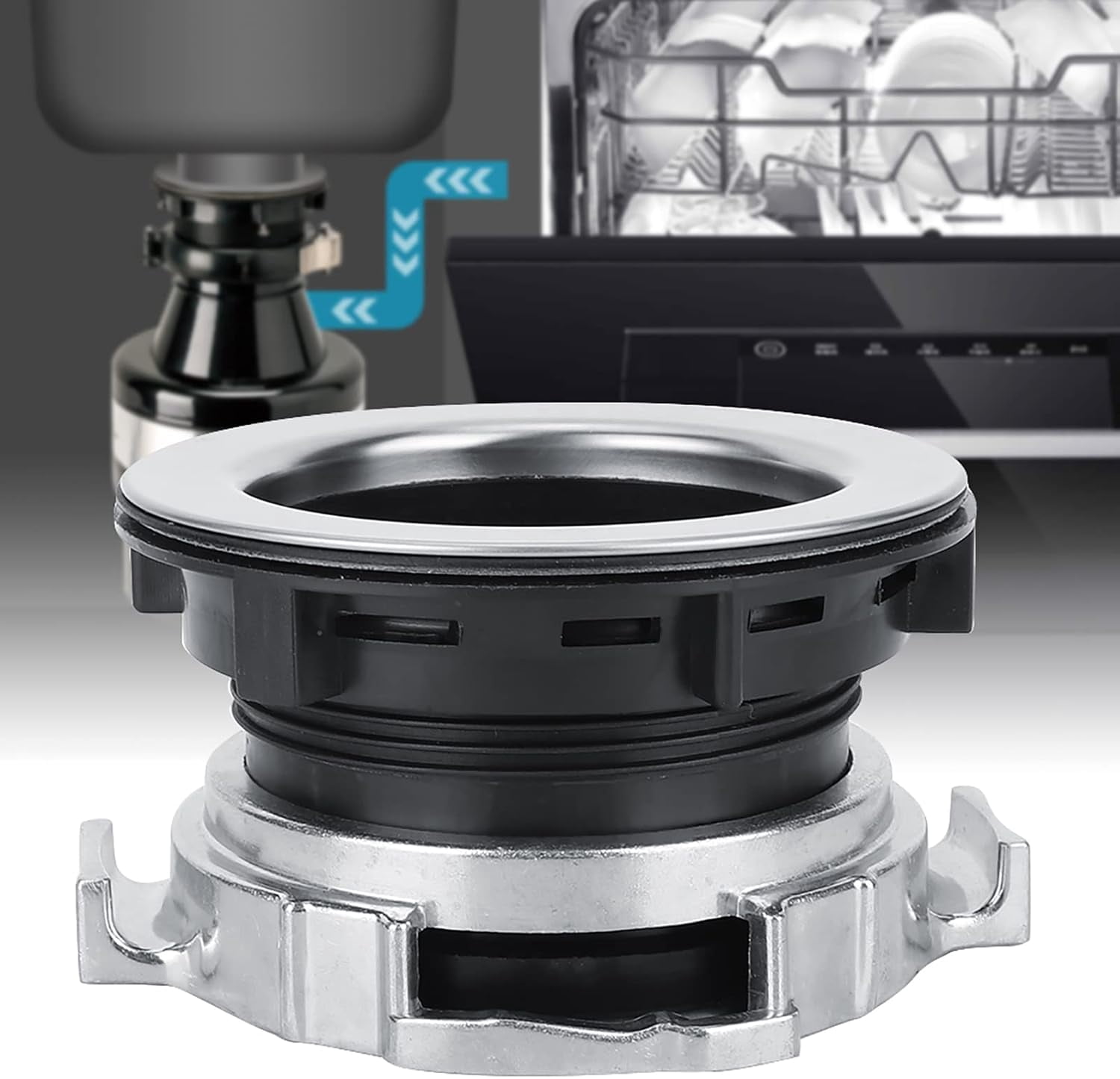 Food Waste Disposer Flange, Food Waste Disposer Flange Drain Lock Nut Replacement Kitchen Sink Garbage Disposal Replacement Accessories Garbage Disposal Accessories