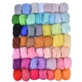 thumbnail image 3 of Hilos de fieltro para bordar Trabajo hecho a mano Costura para muñecas Hacer manualidades Hilo para bricolaje, 50 colores Scienceny  HA5632-03B, 3 of 6