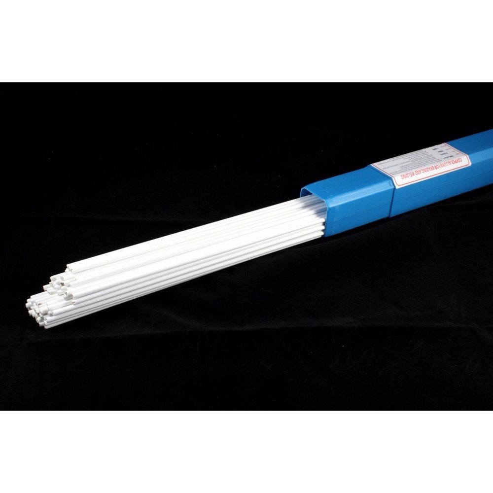 RBCuZnC LFB Flux Coated Bronze Brazing Rod 39" x 1/8" (5 Lb