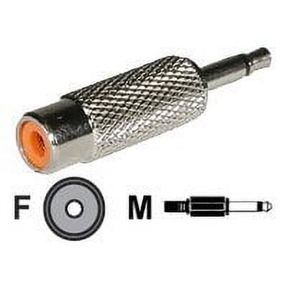 SAMAR 3.5mm Mono Male to RCA Female Audio Adapter - audio adapter