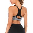 thumbnail image 5 of Women's Sports Bra Paded Racerback Support Medium Support for Gym Workout Activewear Fitness Yoga Bra, 5 of 5