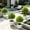 as shown, variant on CaiYueKe 1 Counts 19.2" Outdoor Artificial Plants Topiary Trees - UV Resistant Faux Greenery Fake Shrubs Bushes for Front Porch Home Garden Patio Decor with Ground Spike