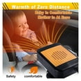 thumbnail image 6 of Car Heater Portable Car Defroster Windshield Heater,12V 120W Fast Heating & Cooling Fan,Plug in Cigarette Lighter Heaters Windshield Defogger,360° Rotary Portable Car Heaters for Vehicle,Cars,RVs,SUV, 6 of 8