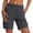 #04 Gray 【Mix & Match: Stock Up on Your Favorite Colors】, variant on Women's Lightweight Nylon Spandex Workwear Shorts, Elastic Waist Tummy Control with Zippered Pockets, Quick Dry Breathable Stretch, Outdoor Leisure Hiking Running | TruBelle,Black M