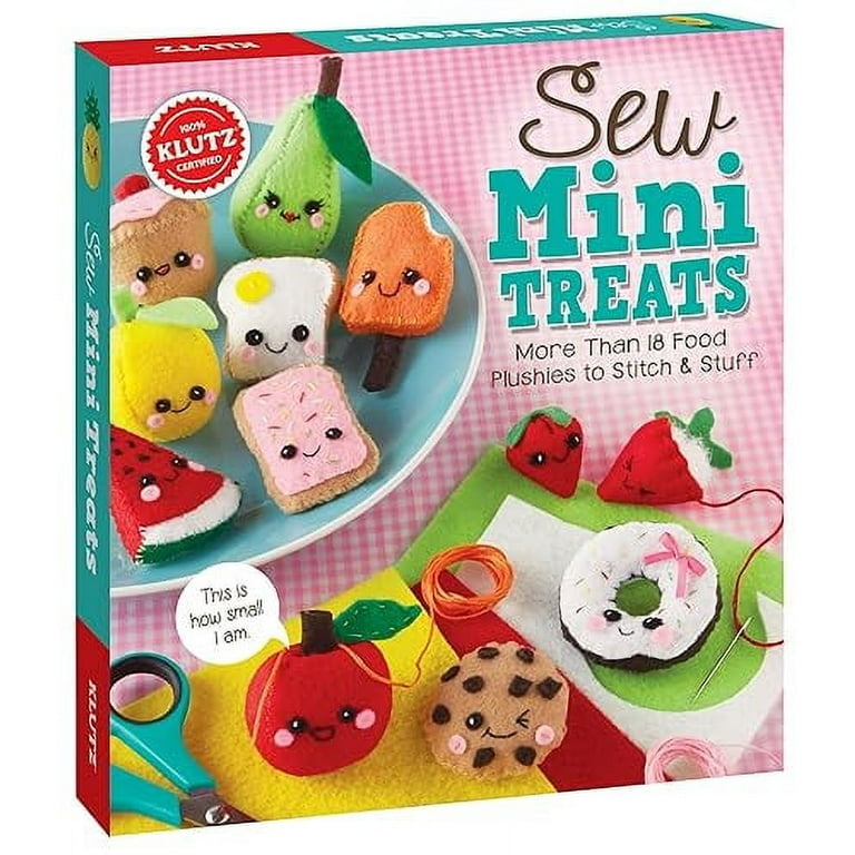 Klutz, Sew Mini Treats, includes felt, floss, needles, patterns