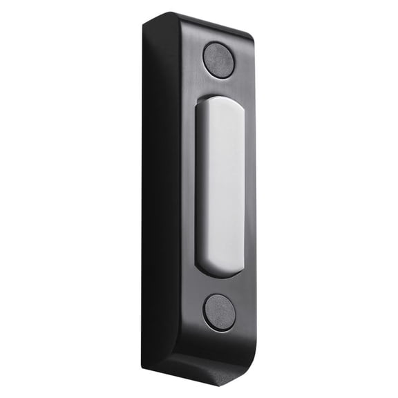 PUSHBUTTN DOORBELL PB BK (Pack of 1)