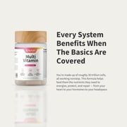 Snap Supplements Women's Daily Multivitamin with Vitamins and Minerals, 60 Capsules, Dietary Supplement for Adults, Easy-to-Use Capsule Format, Designed for daily nutrition and energy support