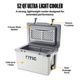 thumbnail image 3 of RTIC 52 Qt 76-Can Ultra-Light Ice Chest Cooler, White & Grey, 3 of 9