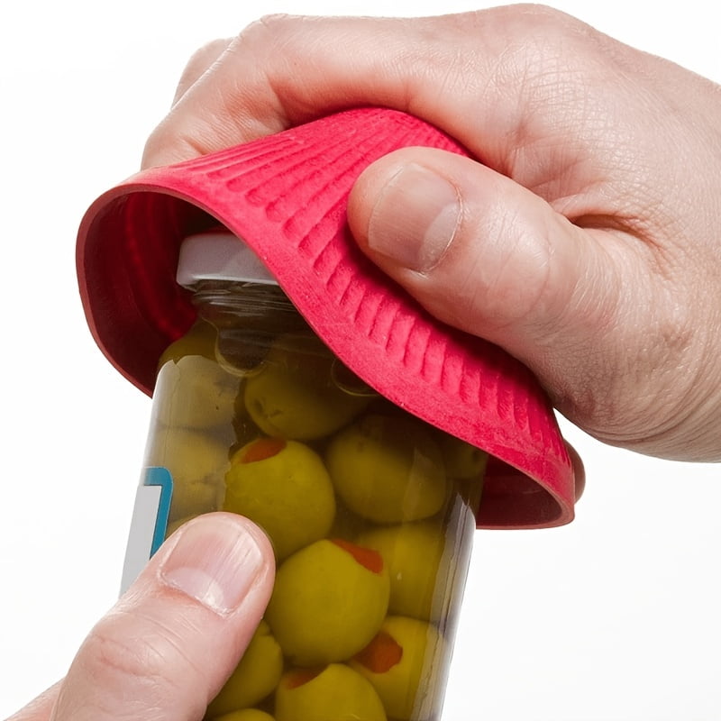 3PCS Multi functional rubber bottle opening mat, kitchen small tool to assist in opening cans, circular anti slip can opener