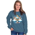 thumbnail image 3 of Retro Papa Smurf Lets Play Music Sweatshirt for Men or Women Brisco Brands 3X, 3 of 6