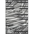 thumbnail image 2 of Unique Loom Outdoor Modern Collection Area Rug - Greyscale (4' 1" x 6' 1" Rectangle Black and White), 2 of 6
