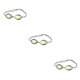 thumbnail image 1 of Eigraketly Gafas de PC Ajuste de seguridad Nariz facial Correa ajustable cambiable Gafas antivaho Respetuoso con la piel Sin almohadilla Correa Type1 NO1, 1 of 6