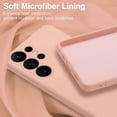 thumbnail image 4 of Case for Samsung Galaxy S23 Ultra 5G, Slim Liquid Silicone Case Shockproof Full Body Protection Phone Case with Anti-Scratch Microfiber Ultra Slim Soft Rubber Cover Cute Bumper - Pink, 4 of 14