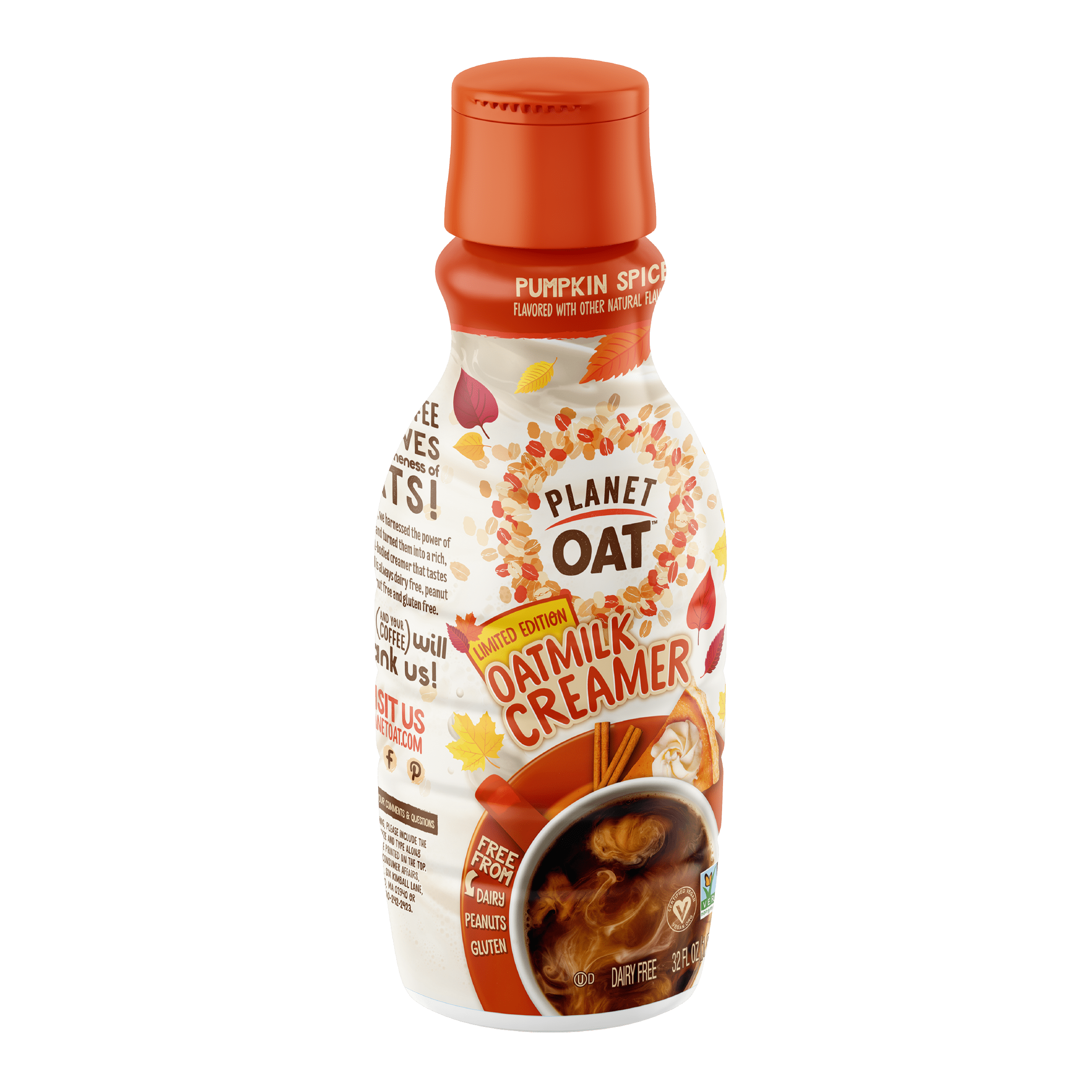 Planet Oat Pumpkin Spice Coffee Creamer 32oz
