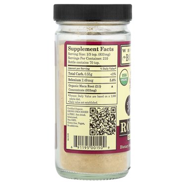 Herbadiet Maca Root Extract Powder STRONG 12:1 (4300 Mg Eq.) - Sexual Health & Libido Supplement - 400mg