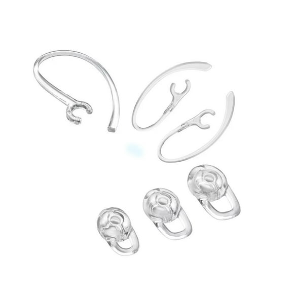 Earbuds Ear Gels Tips Replacement Eartips With Earbuds Ear Gels Hook for Plantronics Marque M155/2M165 for Savor M1100 M100 M55 M28 M25 Wireless Earbuds