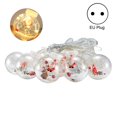 thumbnail image 2 of LED Curtain Light 8 Modes Adjustable High Brightness Santa Claus Christmas Tree Hanging Light Ball for Home, 2 of 8