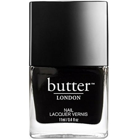 - Butter London 3 Free Nail Lacquer, Union Jack Black, 0.4 Fl Oz