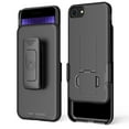 thumbnail image 3 of BELTRON Holster Case for iPhone 7/8/SE 2020/SE 2022, Super Slim Rubberized Grip Case & Swivel Belt Clip Holster Combo with Built-in Kickstand for Apple iPhone SE3 2022, SE2 2020, 8, 7, 6s Black, 3 of 9
