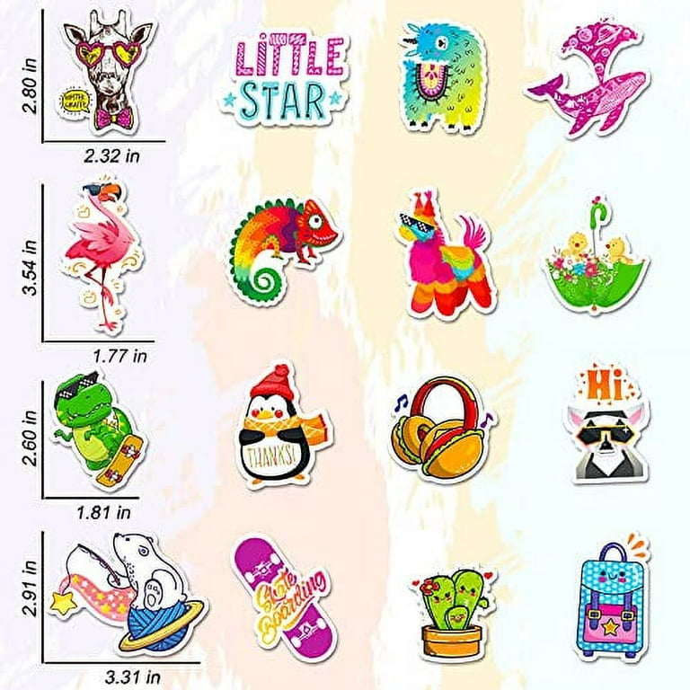 Cartoon Water Bottle Stickers Vsco Stickers For Kids - Temu