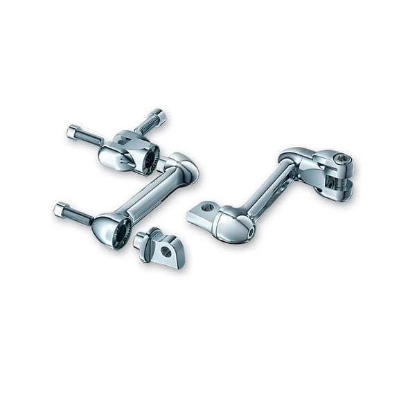 Kuryakyn 4557 4in. Adjustable Lockable Offset for Kuryakyn Cruise Peg Mounts or Mounting Clevises