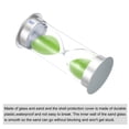 thumbnail image 3 of Uxcell 60 Minute Sand Timer, Sandy Clock, Count Down Sand Glass, Green Sands, 3 of 5