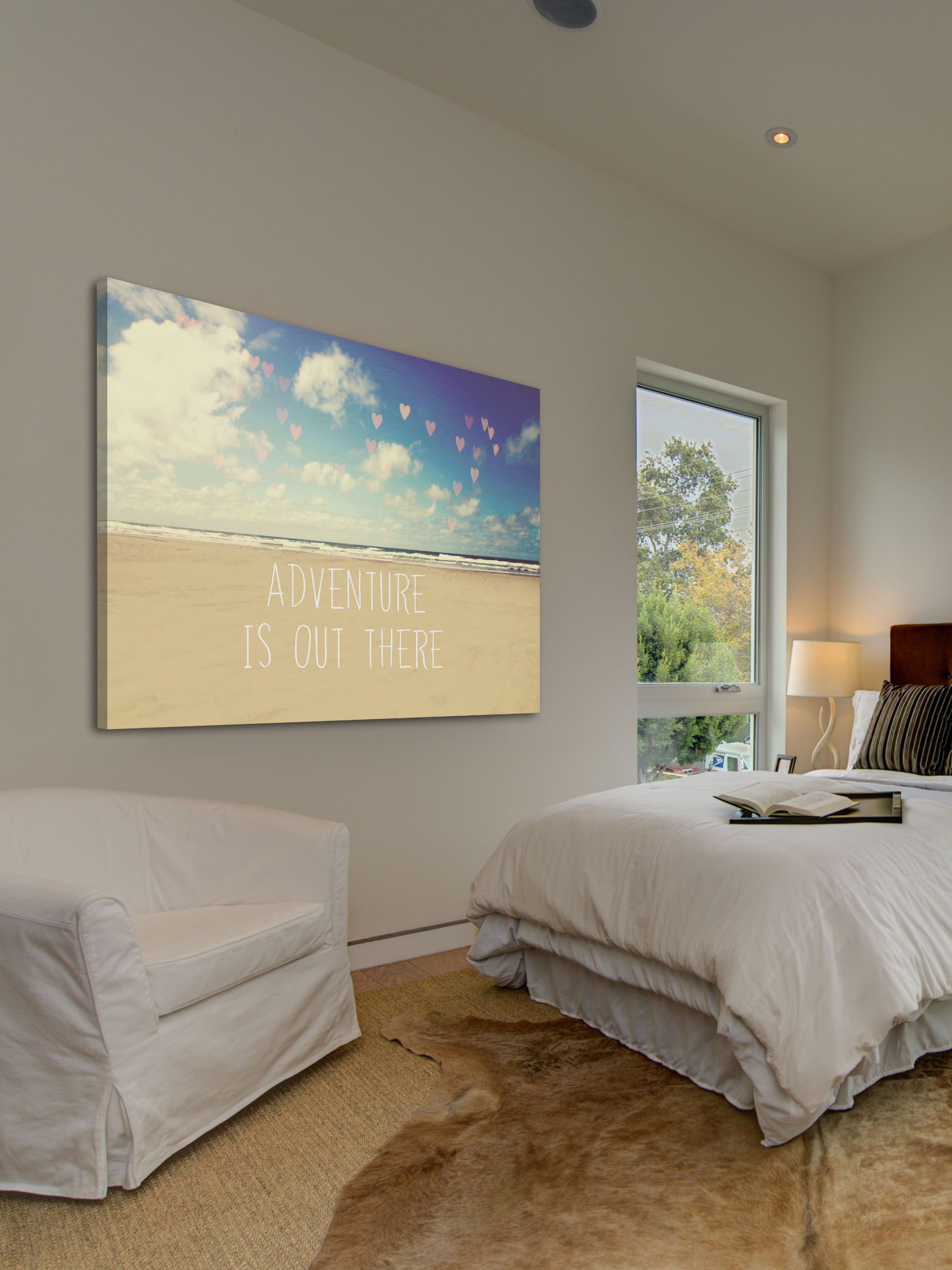 "Adventure Is out There" Painting Print on Wrapped Canvas