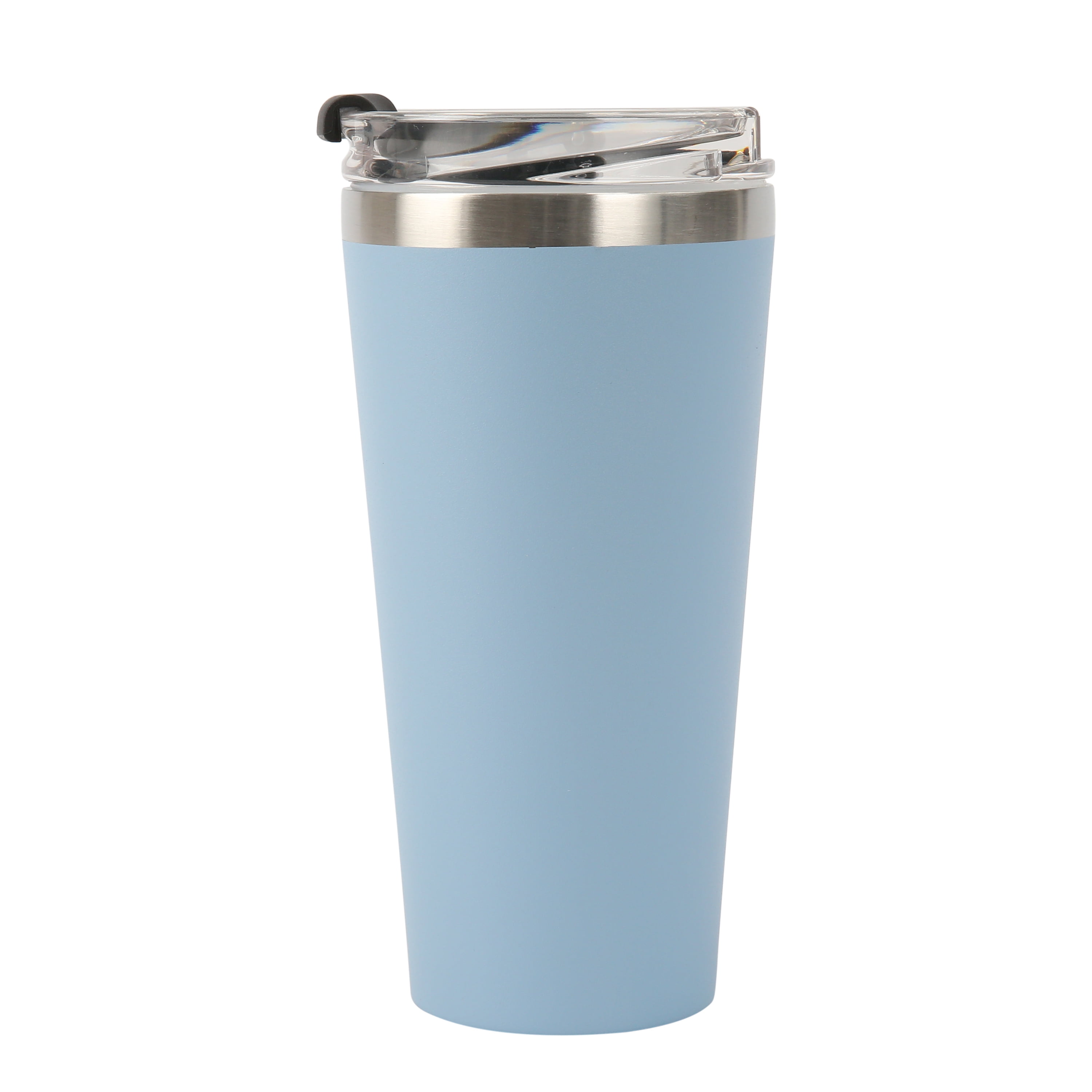 Mainstays 20oz (20 Fluid Ounces) Double Wall Vacuum Sealed Stainless Steel Tumbler Blue