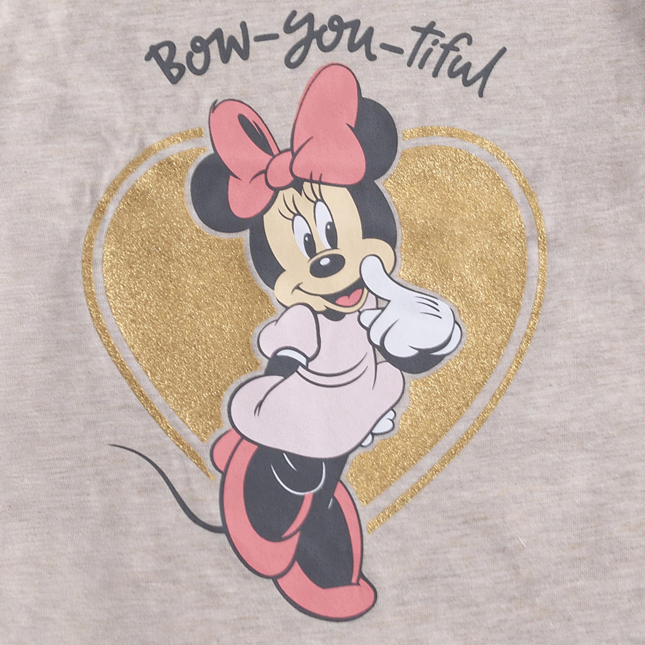 Disney Minnie Mouse Shirt, Vest and Legging Pants Outfit (Girls), 3 Piece Set, Sizes 2T-6X