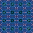 thumbnail image 1 of Ahgly Company Machine Washable Indoor Square Transitional Blue Area Rugs, 4' Square, 1 of 7