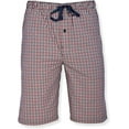 thumbnail image 2 of Hanes Men's 2-Pack Woven Pajama Short, Red/Navy, X-Large, 2 of 5