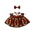 thumbnail image 3 of Aurorax Christmas Goose Clothes for Cement Goose Porch Goose 23"/17",Porch Goose Outfit 19 inch,Bow Holiday Porch Goose Costume for Outdoor Lawn Yard, 3 of 8