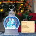 thumbnail image 3 of Christmas Snow Globes Lantern, Winter Scene with Highland Cow Christmas Tree, Musical Snowglobe with LED Lights & 6h Timer Swirling Glitter Holiday Decortaions Gifts, USB/Battery Powered, 3 of 7