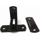 thumbnail image 2 of (Black) 90 Degree Flip Door Latch Bolt Barn Door Right Angle Lock Curved Door Buckle, 2 of 3