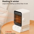 thumbnail image 3 of Air Heater Humidifier Fan 3 Cooling Settings 600W for Personal Use Macarena Calentador enfriador de espacio, 3 of 8