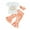 Orange, variant on Bagilaanoe 3pcs Toddler Easter Outfits Baby Girl Pants Set Letter Short Sleeve T-shirt Tops + Flare Trousers + Headband 9M 12M 18M 24M 3T 4T Kids Casual Clothes