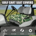 thumbnail image 3 of Whosucclay Monstera Leaves Durable Golf Cart Seat Protector, 4 Storage Pockets Thickened Golf Cart Seat Cover for Club Car EZGO Yamaha, 52.36" x 32.28", 3 of 7
