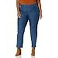 thumbnail image 3 of Chic Classic Collection womens Easy Fit Elastic Waist Jean ,Mid Shade ,26, 3 of 4