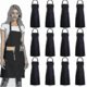 thumbnail image 1 of 12 Pack Plain Bib Aprons With 2 Pockets - Black Unisex Commercial Apron Bulk (ruigou), 1 of 4