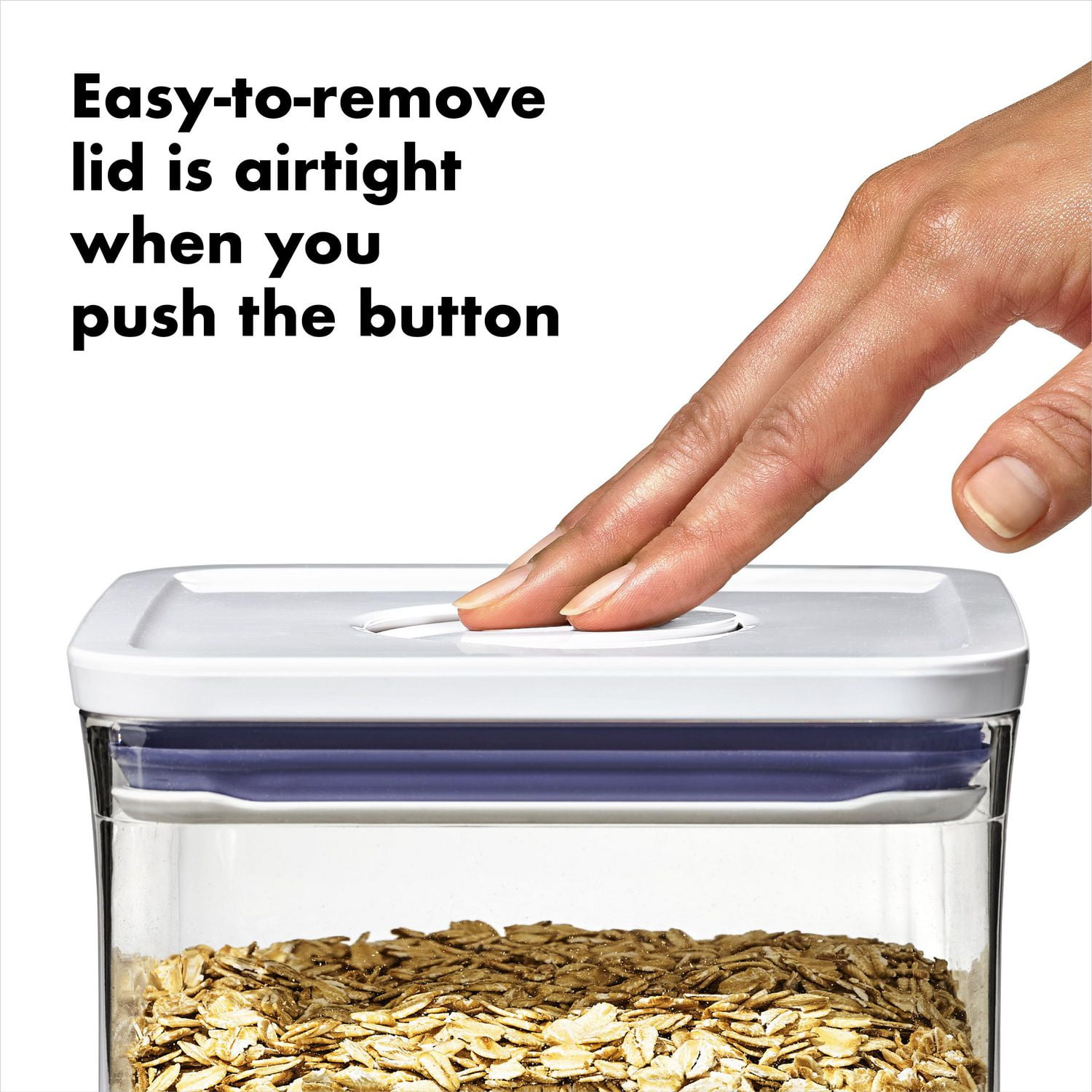 OXO Softworks POP Contenant Retangulaire, Petit 1.6L OXO Contenant Petit Rectangulaire 1.6L