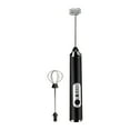 thumbnail image 2 of Electric Milk Frother under $5! Yannianjz Electric Milk Frother, Handheld Frother Wand with 3 Speeds and Stainless Steel Whisk, USB Rechargeable Frother for Coffee, Matcha, and Hot Chocolate, 2 of 3