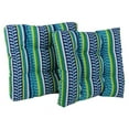 thumbnail image 1 of Coussin de Chaise de Salle à Manger Capitonné en Polyester Filé Carré de 19 Po (Ensemble de Deux), 1 of 3