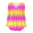 thumbnail image 5 of Tops de Mujer Blusas de Manga Larga Camiseta Suelta Estampada de Moda Cuello Redondo Casual Odeerbi ODB183415, 5 of 5