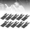 thumbnail image 1 of Huayishang 10PC Oscillating Tools Multitool Accessoires Quick Release Multifunctional Woodworking Hole Cutting And Polishing Saw Blade, 1 of 2
